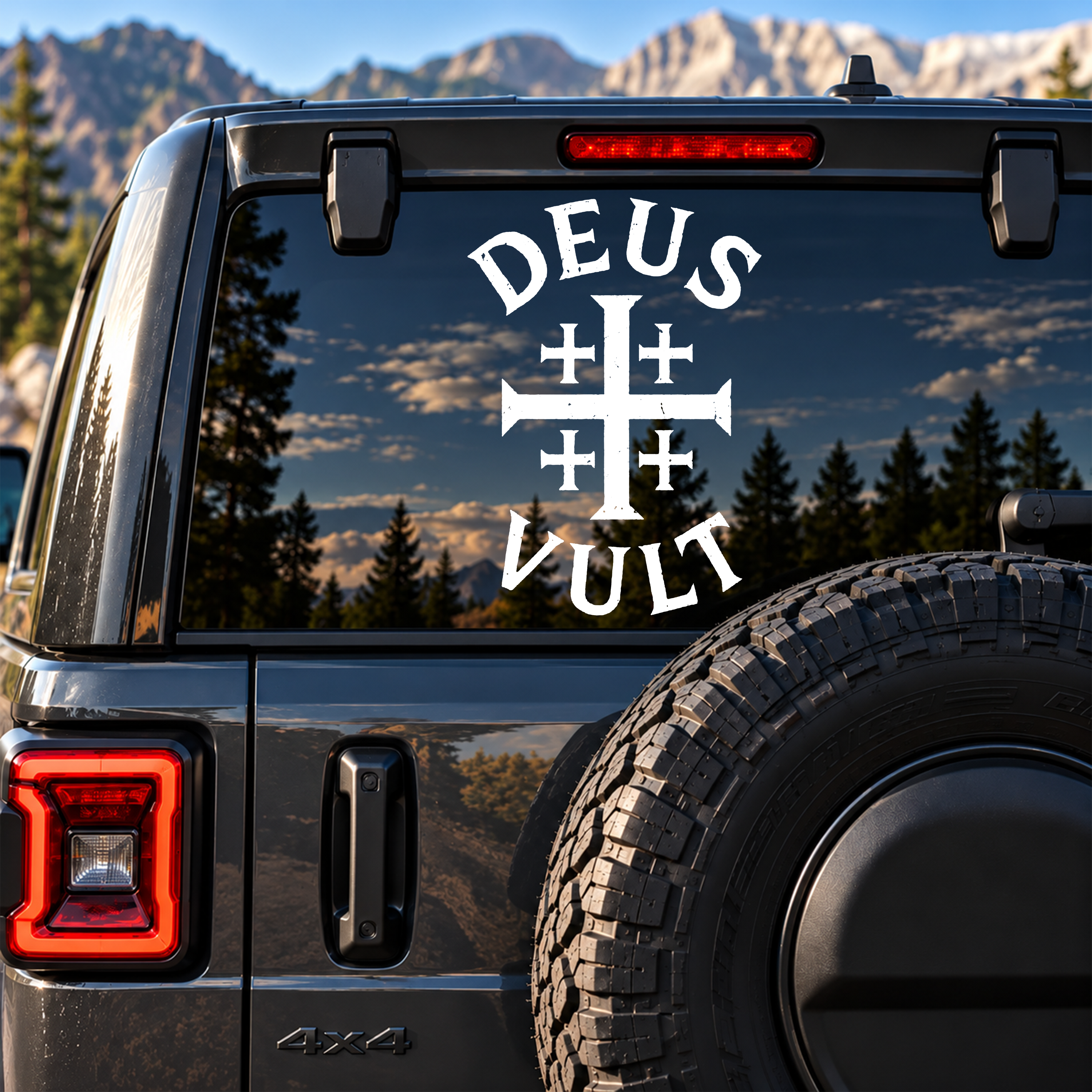 Car & Truck Vinyl Decals  - Deus Vult   