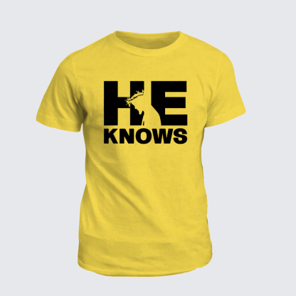 Classic Cotton Tee - He Knows