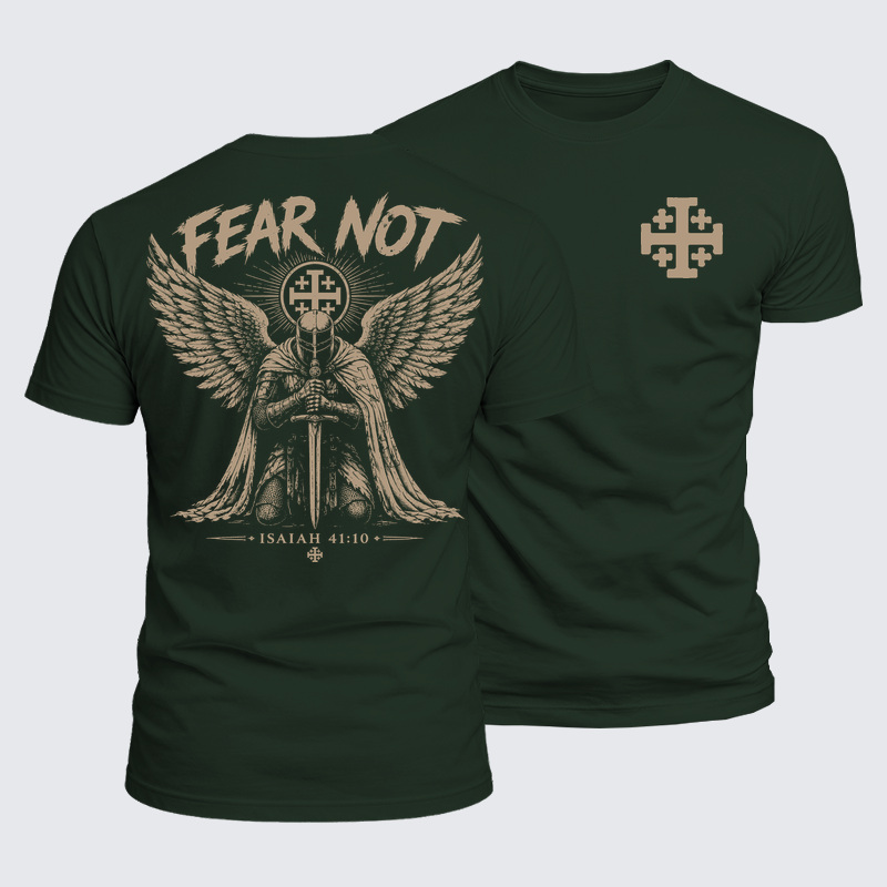 Luxe Mercerized Cotton Tee - Fear Not