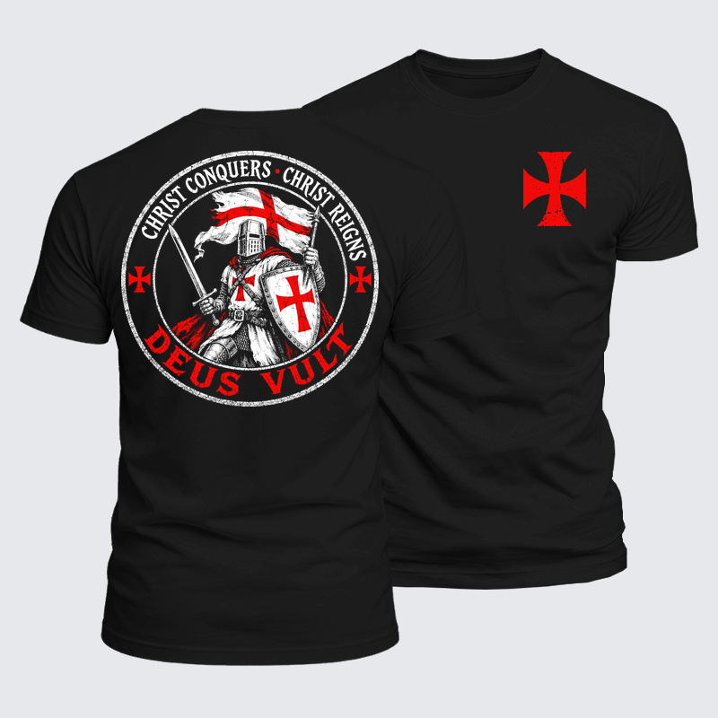 Luxe Mercerized Cotton Tee - Deus Vult