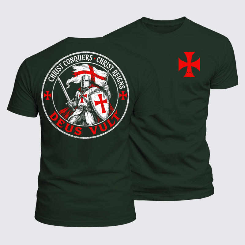 Luxe Mercerized Cotton Tee - Deus Vult