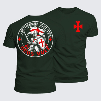 Luxe Mercerized Cotton Tee - Deus Vult