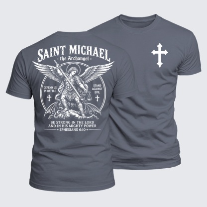 Luxe Mercerized Cotton Tee - Saint Michael The Archangel