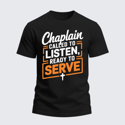 Heavyweight Cotton Tee - Called To Listen Baptism Bible Verse
