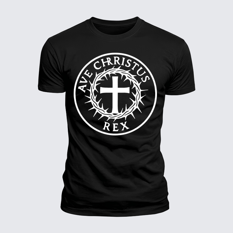 Luxe Mercerized Cotton Tee - Ave Christus Rex