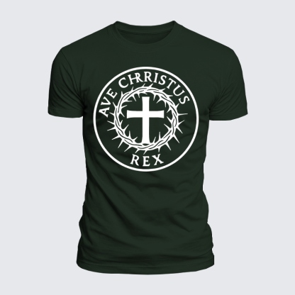 Luxe Mercerized Cotton Tee - Ave Christus Rex