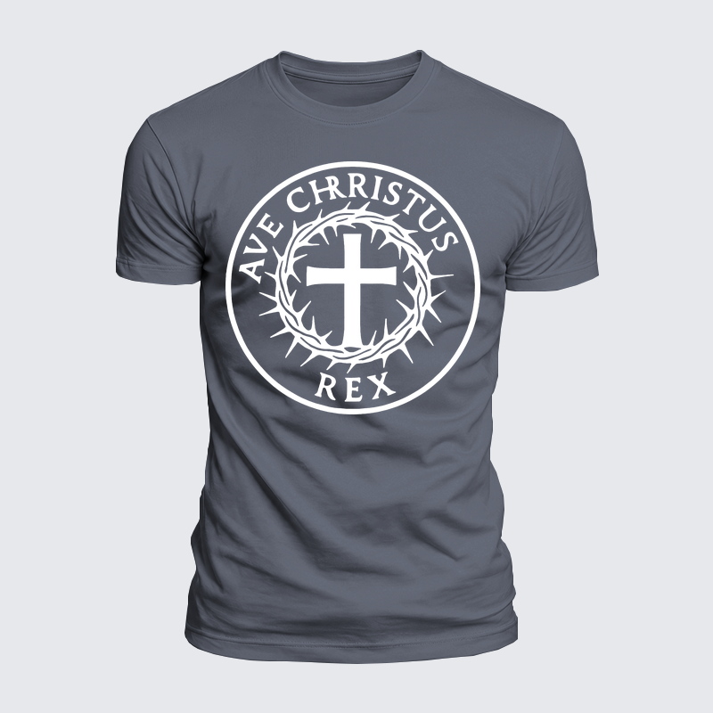 Luxe Mercerized Cotton Tee - Ave Christus Rex