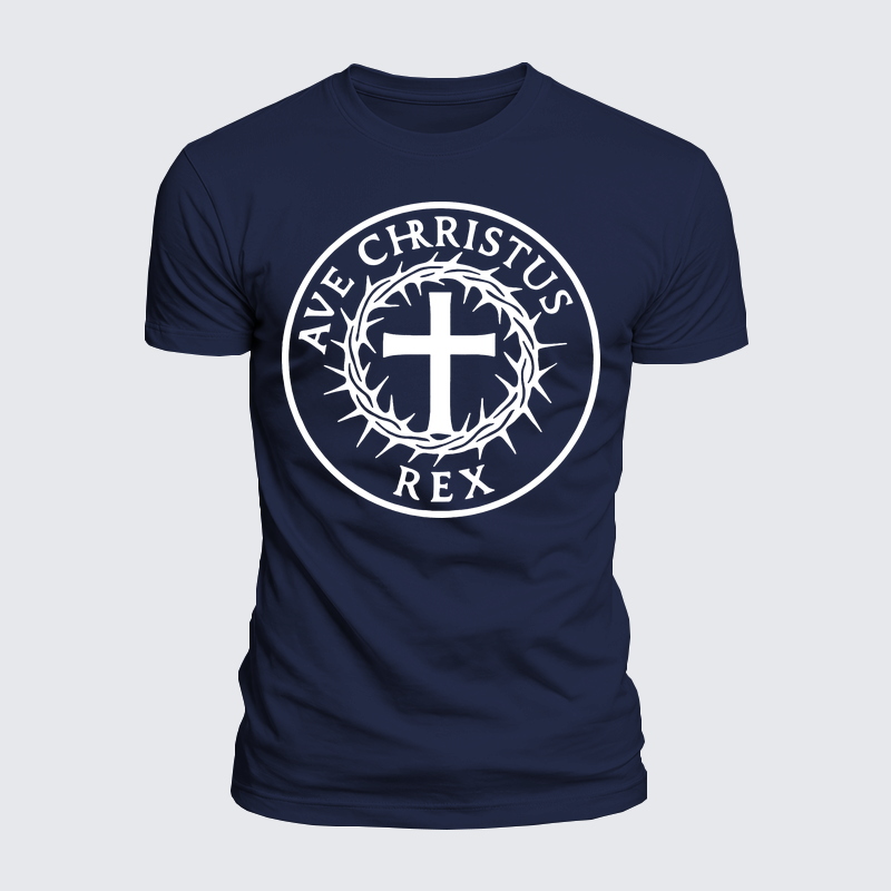Luxe Mercerized Cotton Tee - Ave Christus Rex