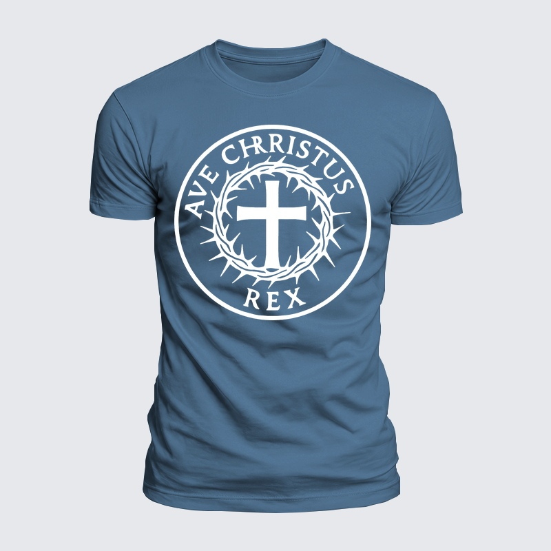 Luxe Mercerized Cotton Tee - Ave Christus Rex