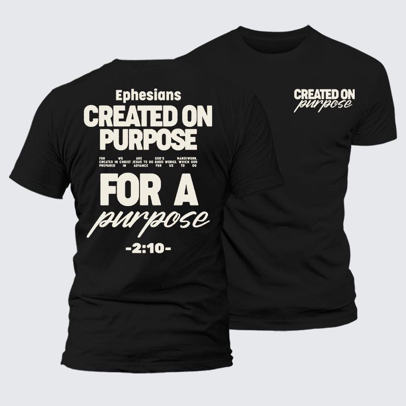 Man Of God Husband Dad Jesus God Christian Cotton T-Shirt