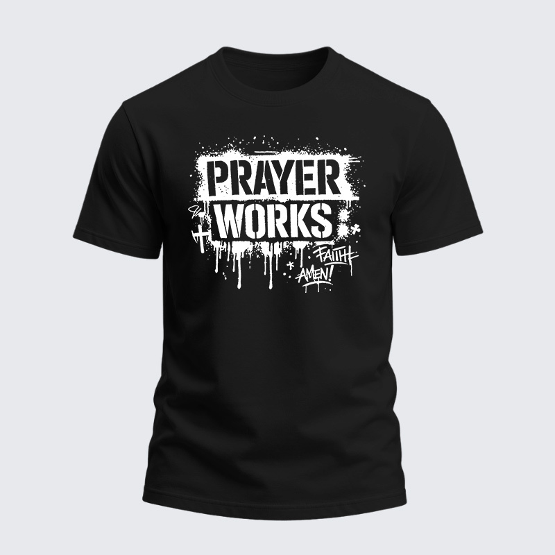 Man Of God Husband Dad Jesus God Christian Cotton T-Shirt