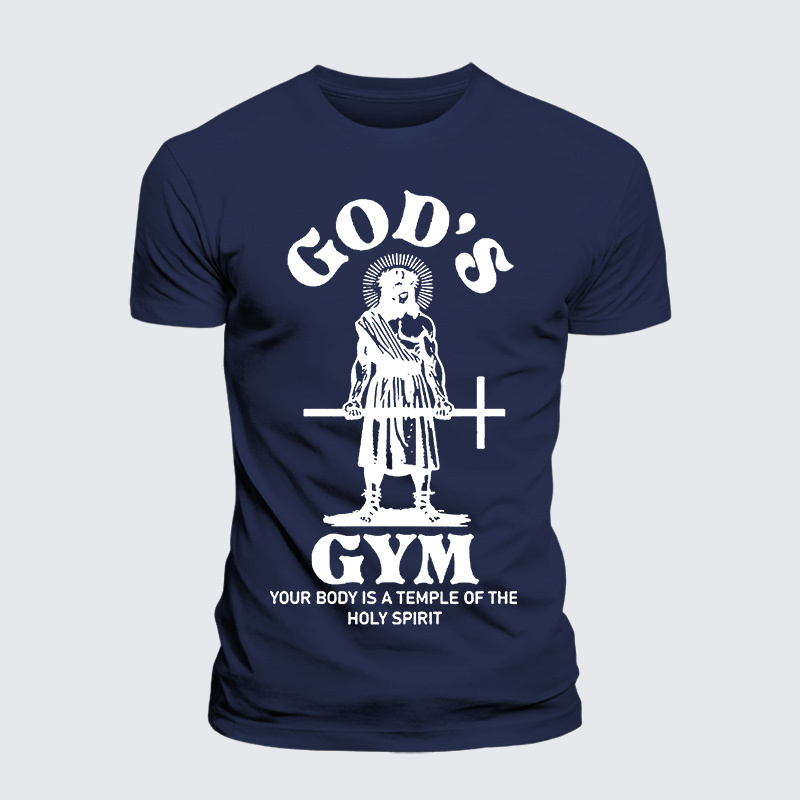 Your Body Is A Temple Of The Holy Spirit Jesus God Christian Premium Mercerized Cotton Tee