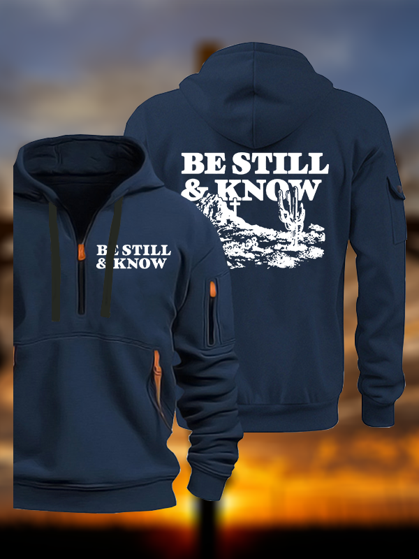 Be Still And Know Jesus God Christian Zipper Hoodies