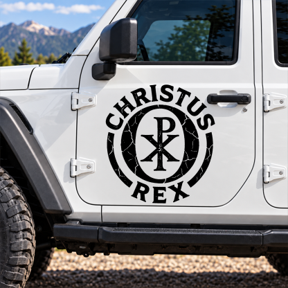 Car & Truck Vinyl Decals  - Ave Christus Rex