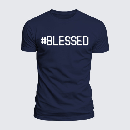 Blessed Jesus God Christian  – Luxe Mercerized Interlock Cotton Tee