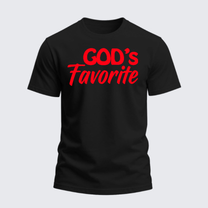 Heavyweight Cotton Tee - God's Favorite