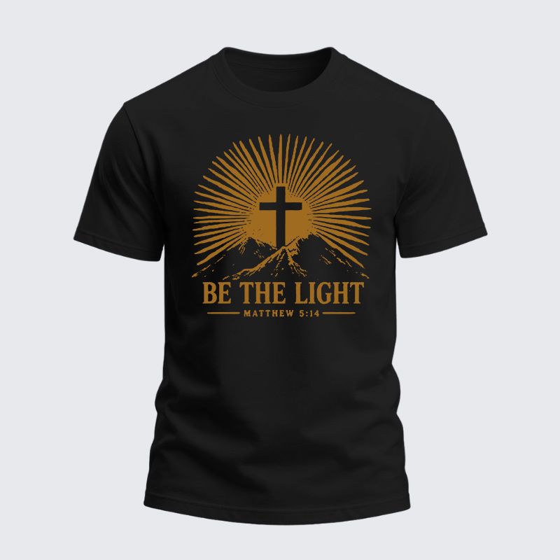 Heavyweight Cotton Tee - Be The Light