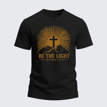 Heavyweight Cotton Tee - Be The Light