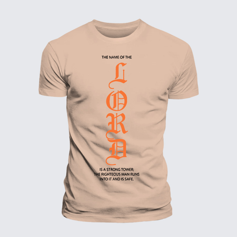 LORD Jesus God Christian Premium Mercerized Cotton Tee