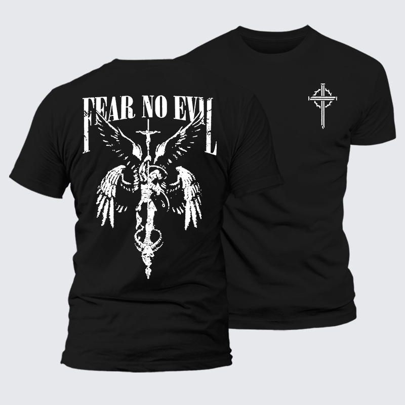 Man Of God Husband Dad Jesus God Christian Cotton T-Shirt