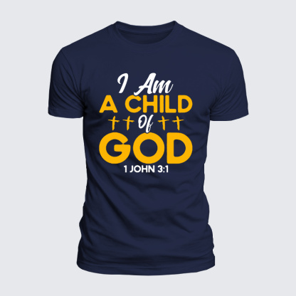 Child Of God Jesus God Christian  – Luxe Mercerized Interlock Cotton Tee