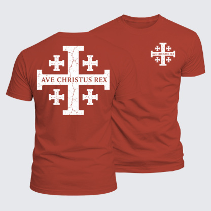 Luxe Mercerized Cotton Tee - Ave Christus Rex