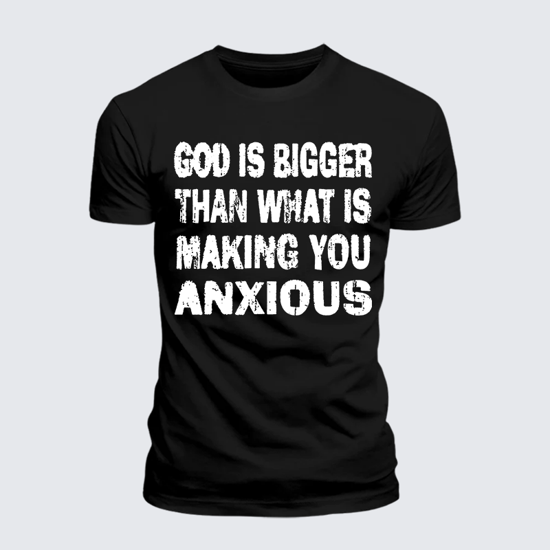 Man Of God Husband Dad Jesus God Christian Cotton T-Shirt