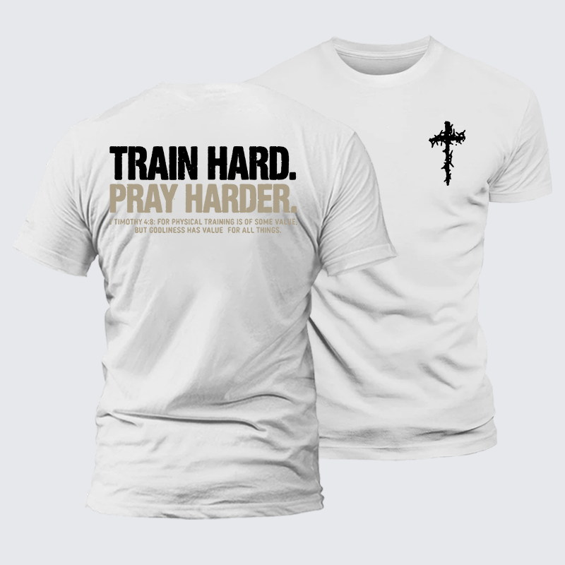 Faith Jesus God Christian Premium Mercerized Cotton Tee