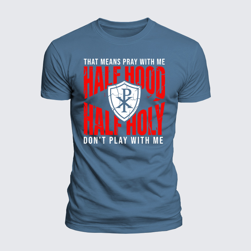Luxe Mercerized Cotton Tee - Half Hood Half Holy