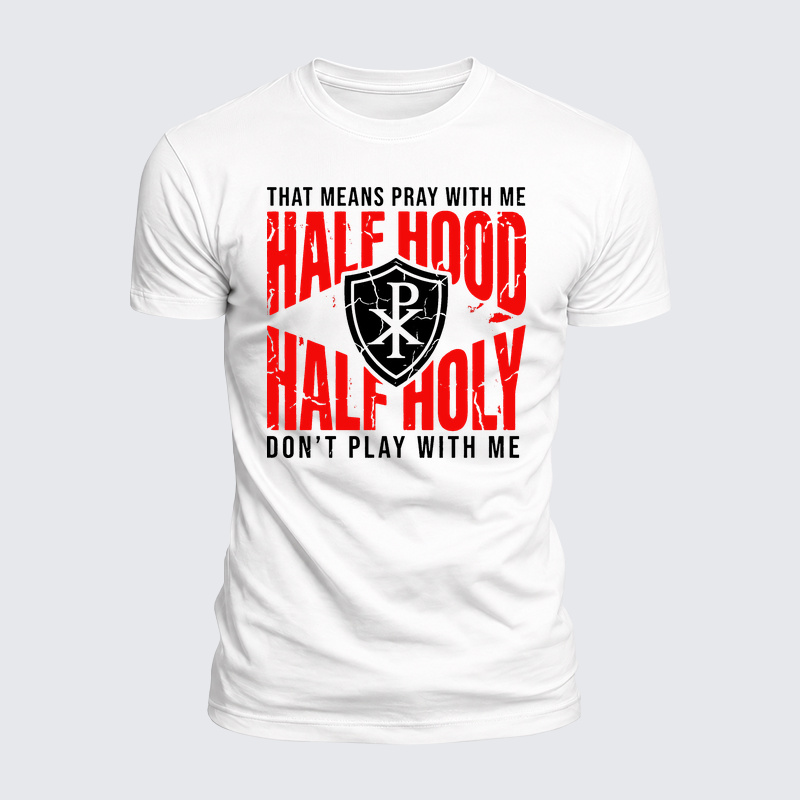 Luxe Mercerized Cotton Tee - Half Hood Half Holy