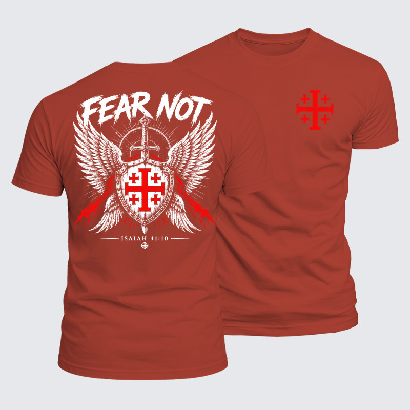 Luxe Mercerized Cotton Tee - Fear Not