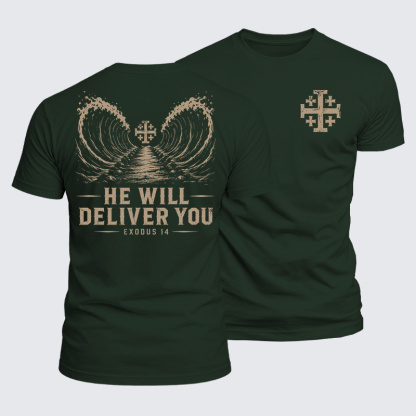 Luxe Mercerized Cotton Tee - Enter Through The Narrow Gate