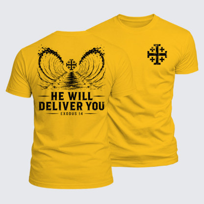 Luxe Mercerized Cotton Tee - Enter Through The Narrow Gate