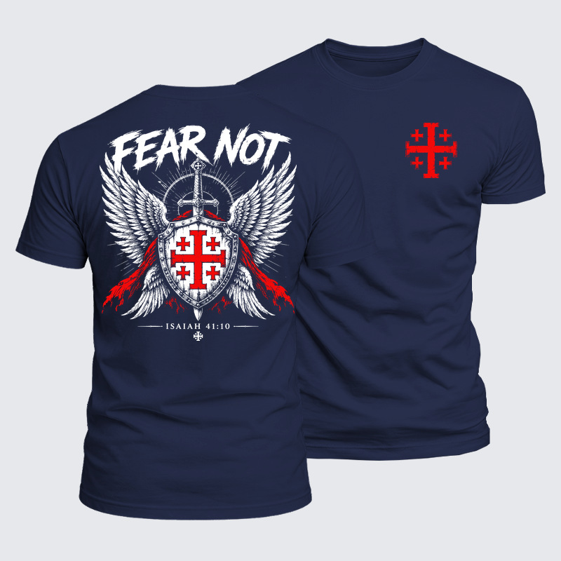 Luxe Mercerized Cotton Tee - Fear Not