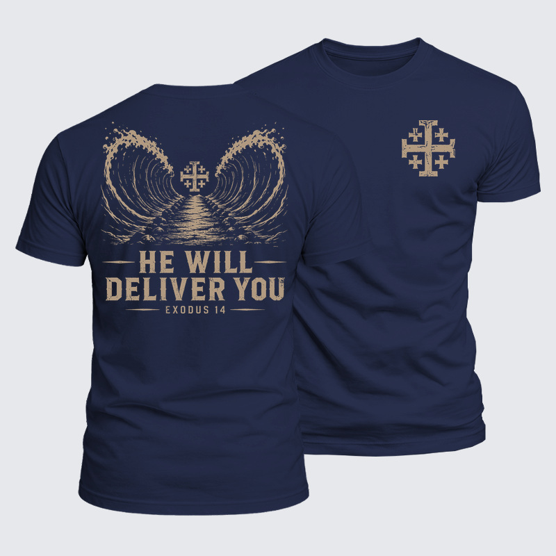 Luxe Mercerized Cotton Tee - Enter Through The Narrow Gate