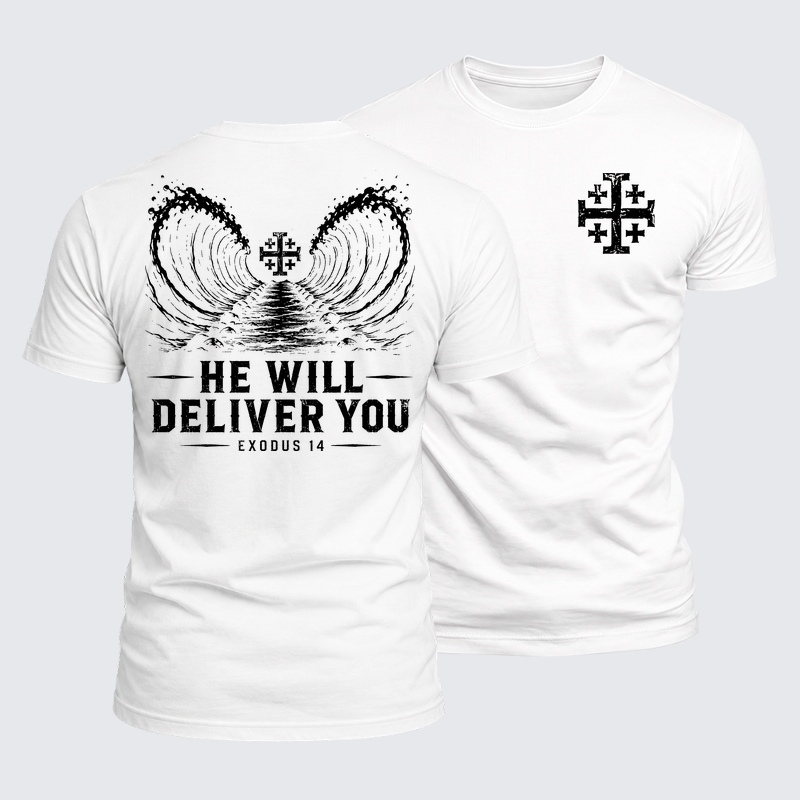 Luxe Mercerized Cotton Tee - Enter Through The Narrow Gate