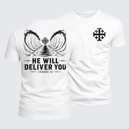 Luxe Mercerized Cotton Tee - Enter Through The Narrow Gate