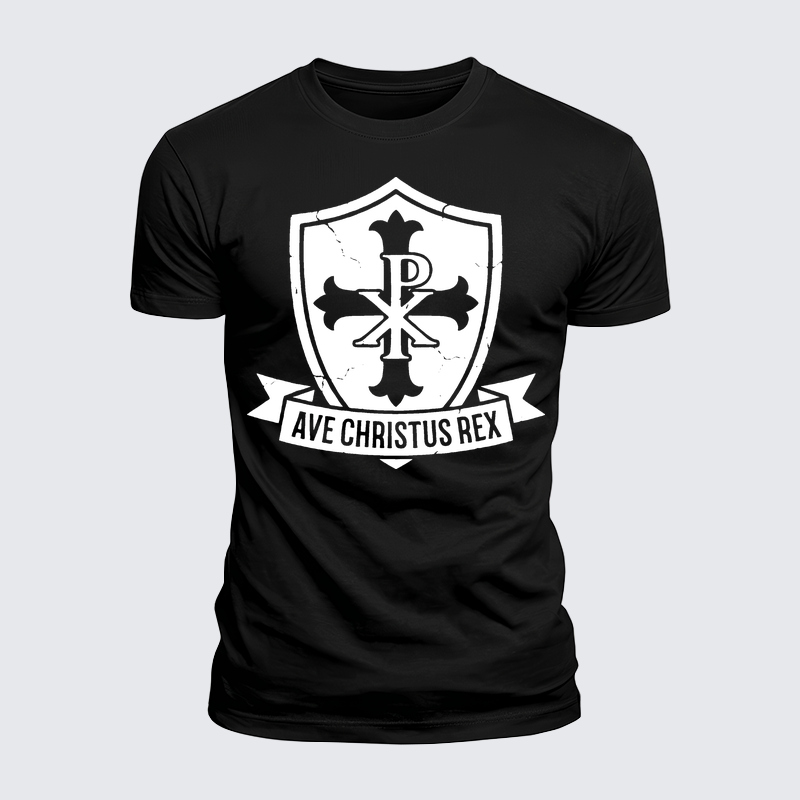 Luxe Mercerized Cotton Tee - Ave Christus Rex