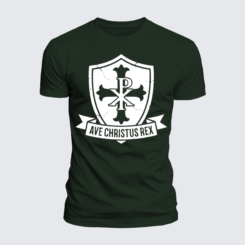 Luxe Mercerized Cotton Tee - Ave Christus Rex