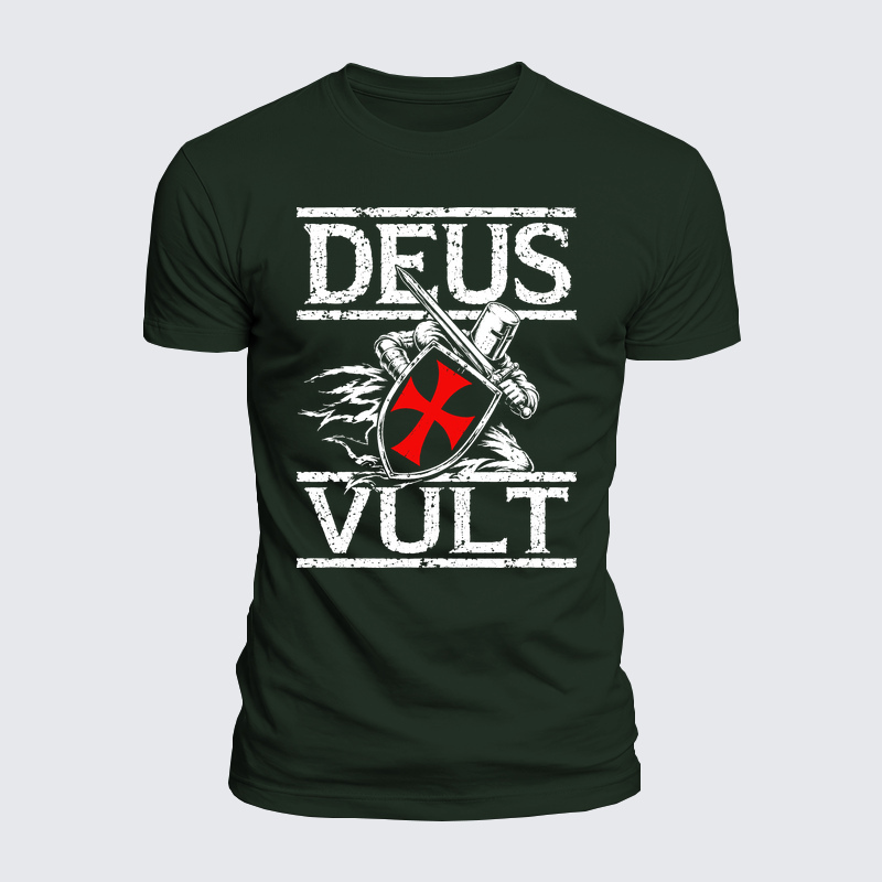 Luxe Mercerized Cotton Tee - Deus Vult