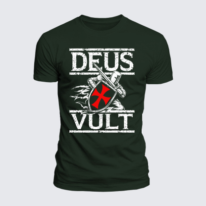 Luxe Mercerized Cotton Tee - Deus Vult
