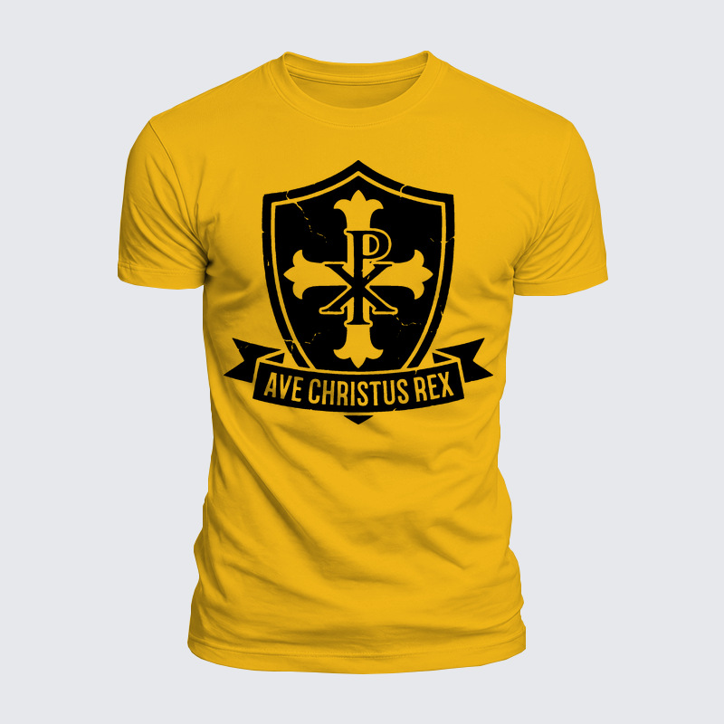 Luxe Mercerized Cotton Tee - Ave Christus Rex