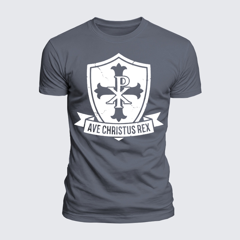 Luxe Mercerized Cotton Tee - Ave Christus Rex