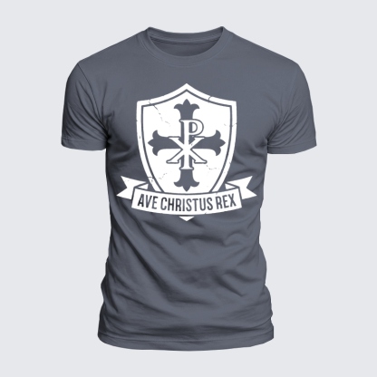 Luxe Mercerized Cotton Tee - Ave Christus Rex
