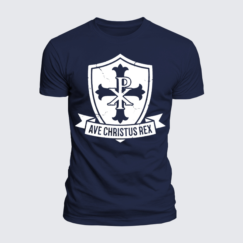 Luxe Mercerized Cotton Tee - Ave Christus Rex