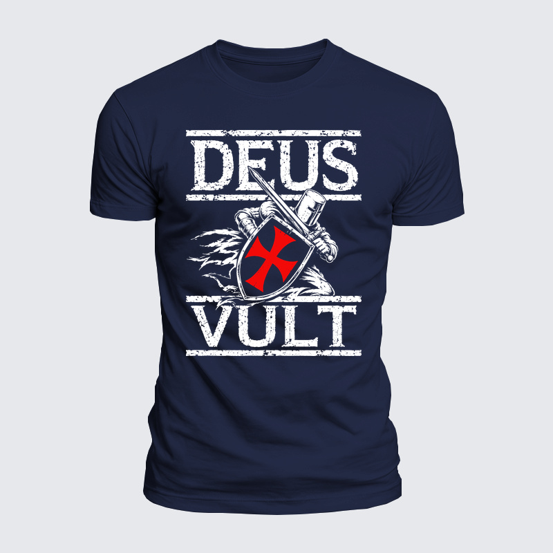 Luxe Mercerized Cotton Tee - Deus Vult