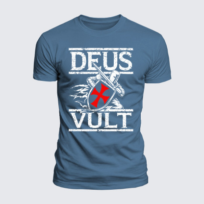 Luxe Mercerized Cotton Tee - Deus Vult