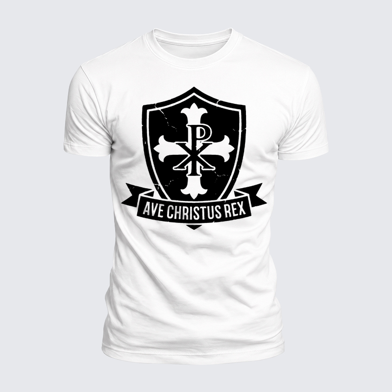 Luxe Mercerized Cotton Tee - Ave Christus Rex