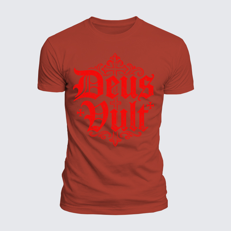Luxe Mercerized Cotton Tee - Deus Vult