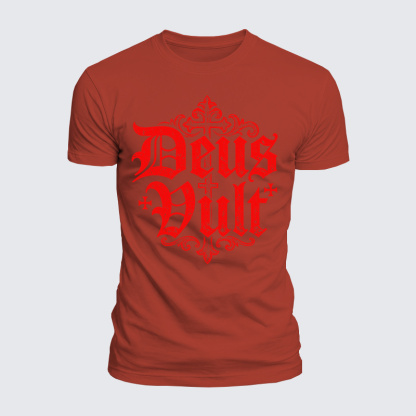 Luxe Mercerized Cotton Tee - Deus Vult